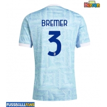 Juventus Gleison Bremer #3 Auswärtstrikot 2025-26 Kurzarm